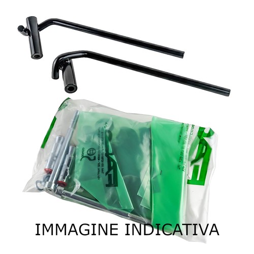 Staffe visiera faco cromate - staffe,